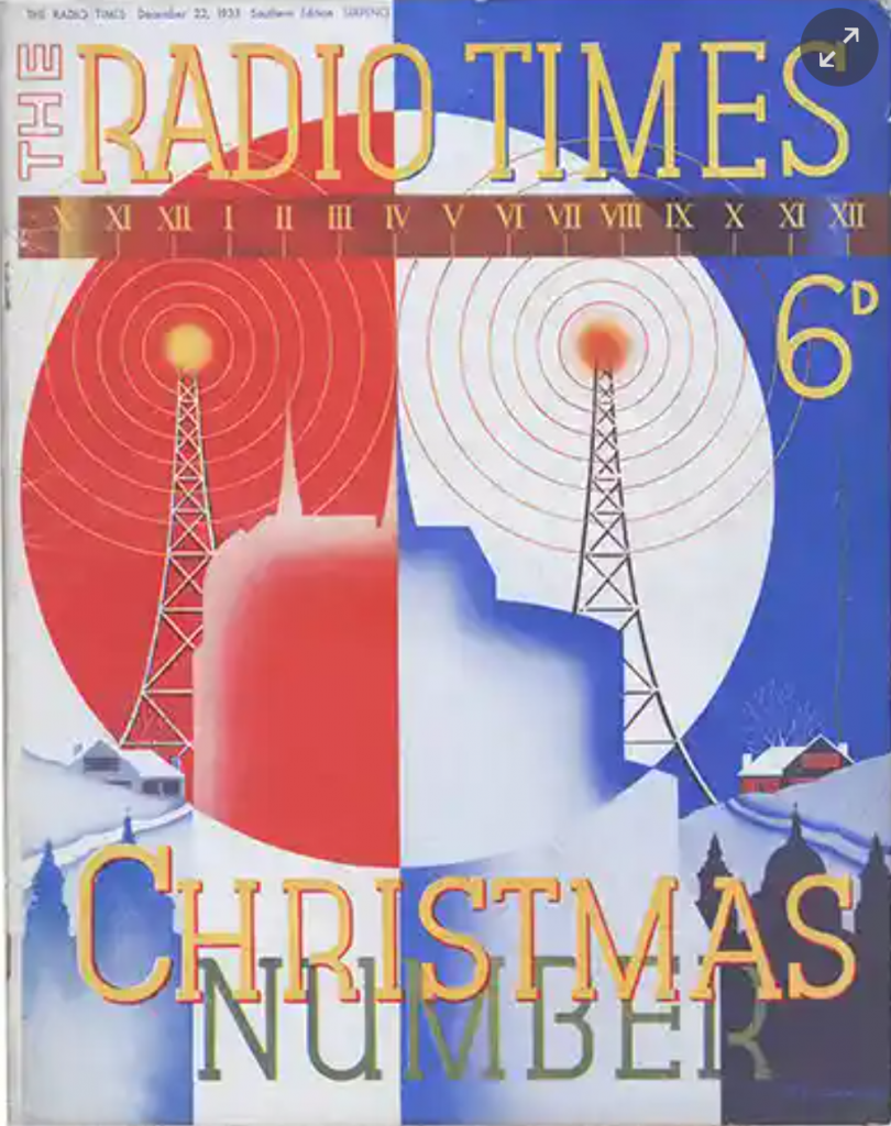 christmas radio 1933